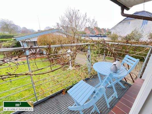 Balkon vor der Küche