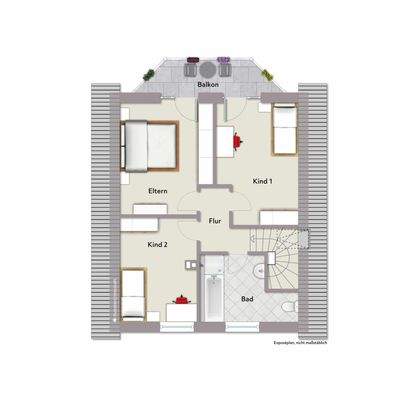 Grundriss Dachgeschoss