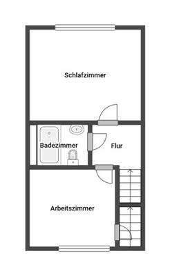 Grundriss Skizze 1.OG