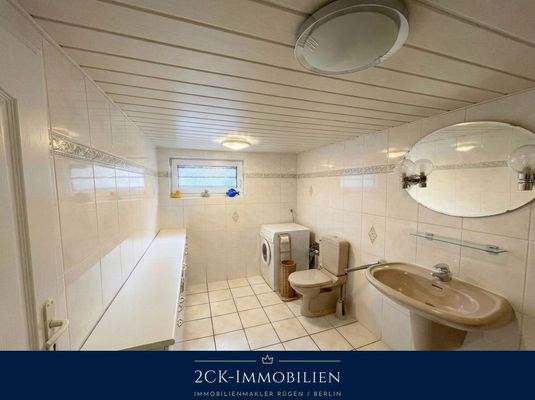 Badezimmer im Keller