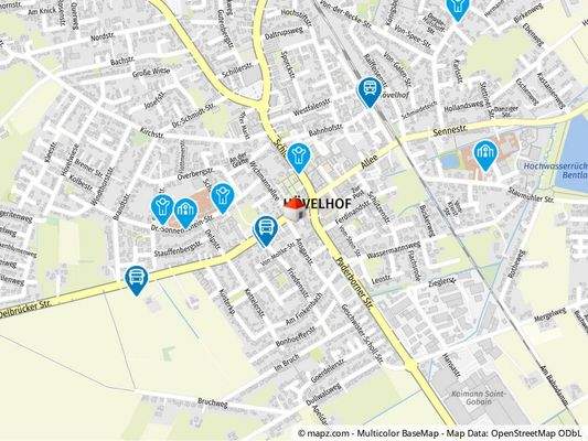 Geolyzer Kartenausschnitt