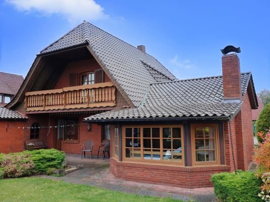 Hinterausgang, Loggia und Terrasse 