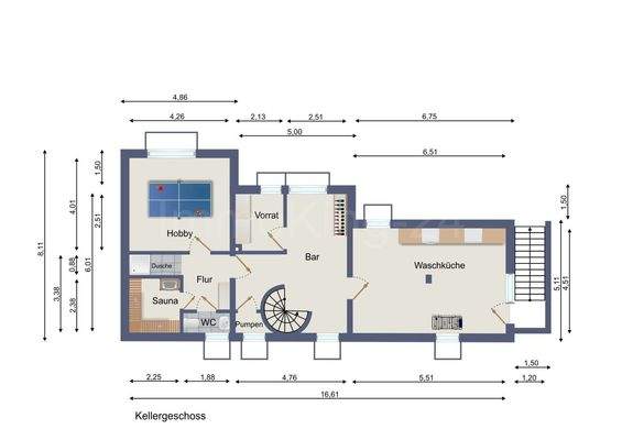 GRUNDRISS KELLERGESCHOSS