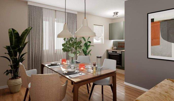 Hier ist Raum für Gespräche und gemeinsames Genießen