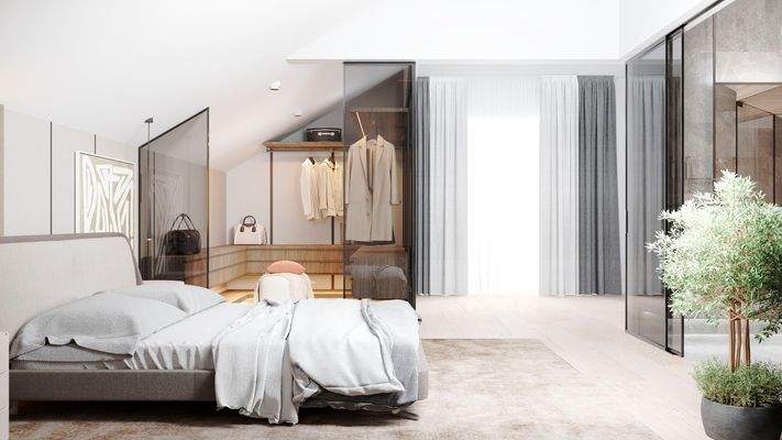 Einrichtungsbeispiel Schlafzimmer