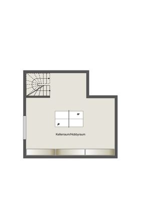 Grundriss Kellerraum