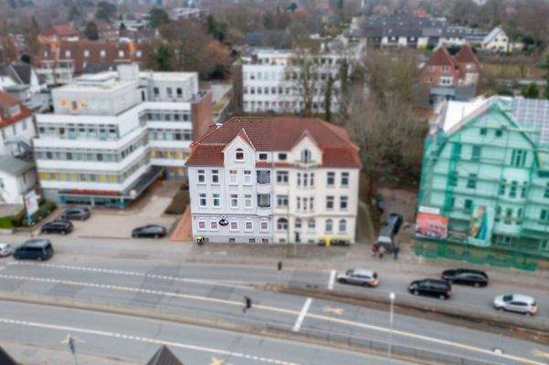 Luftaufnahme Straßenansicht