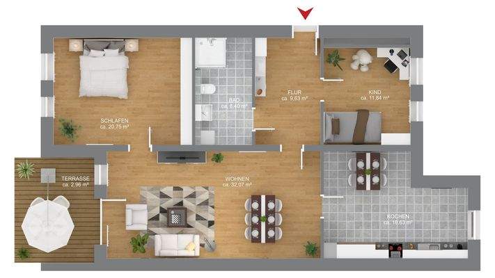 Wohnung 4