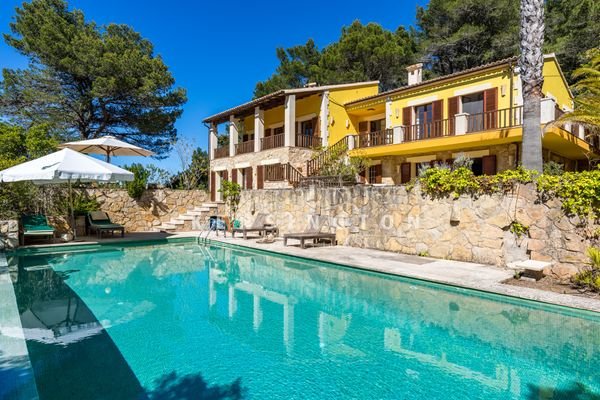 Villa mit Meerblick in Valldemossa- Mallorca pool