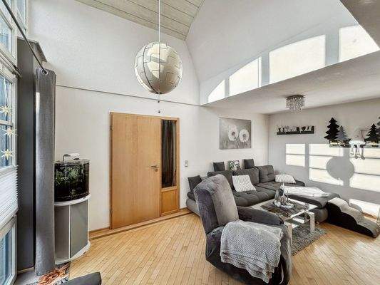 Wohnzimmer vom Arbeitsbereich