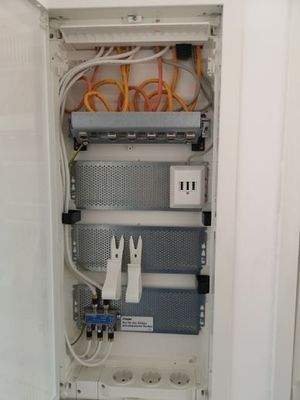 WLAN Anschluss und TV Verteilung