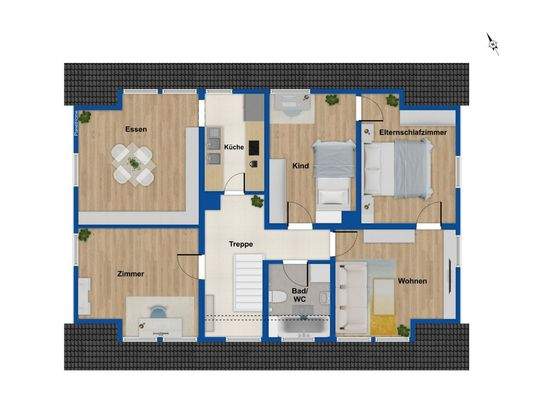 Grundriss Dachgeschoss