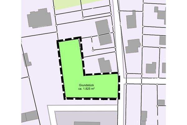 Grundstück - Skizze