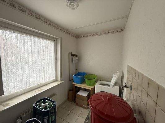 Abstellraum hinter der Küche