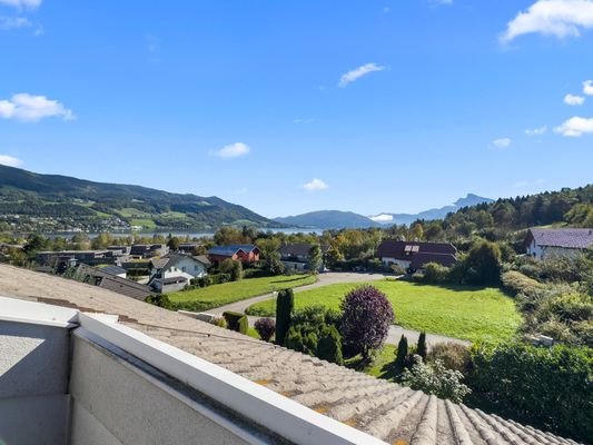 Mondseeblick der Terrasse