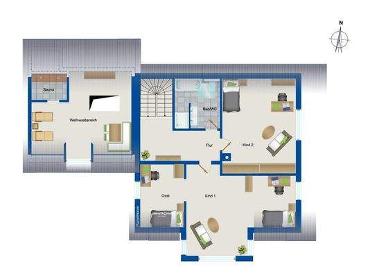 Grundriss Dachgeschoss