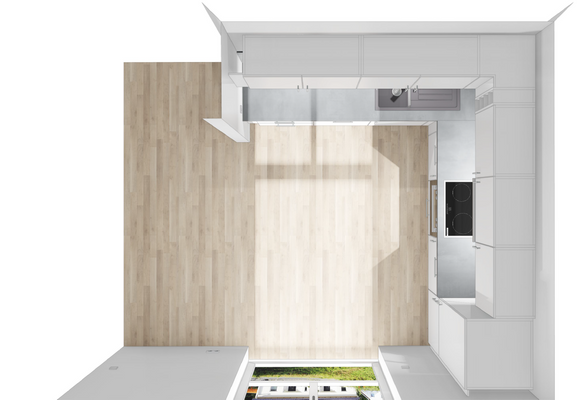 Einbauküche Visualisierung