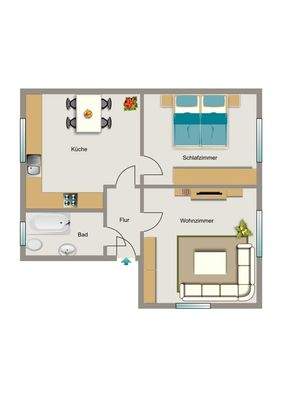 Grundriss (Beispiel)