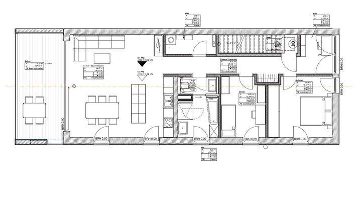 Grundrissplan der Wohnung 