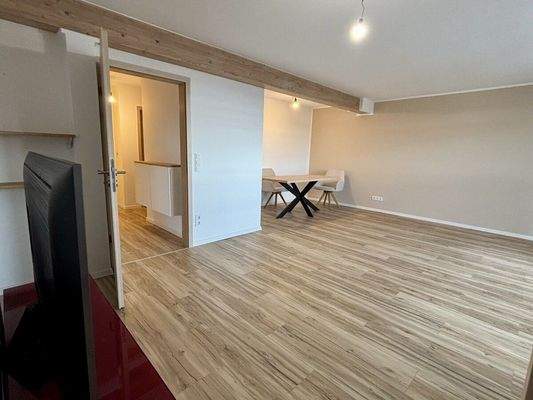 Wohnzimmer Blick zum Essplatz