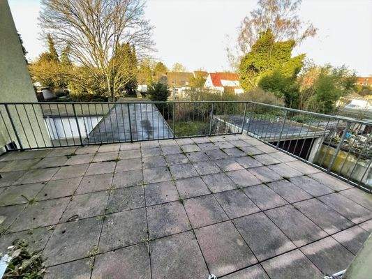 Dachterrasse im 1. Obergeschoss