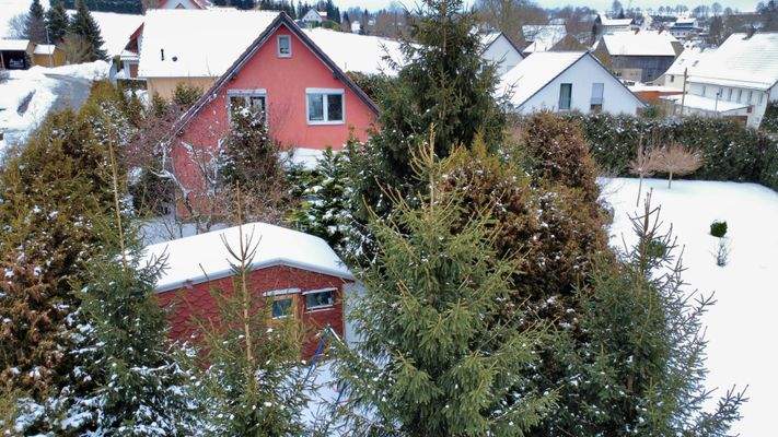 seitliche Gebäudeansicht