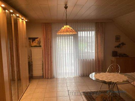 Schlafen mit Zugang auf Balkon im Dachgeschoss