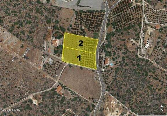 Kreta, Agios Nikolaos: Zwei angrenzende Baugrundstücke mit Meerblick zu verkaufen