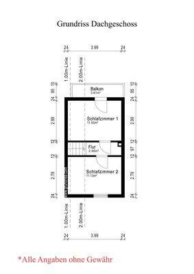 Grundriss Dachgeschoss