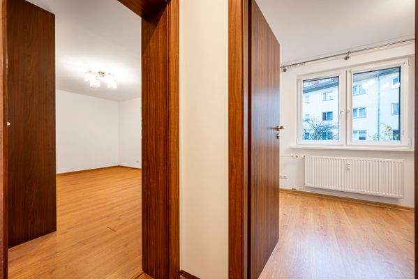 Eingang in beide Schlafzimmer