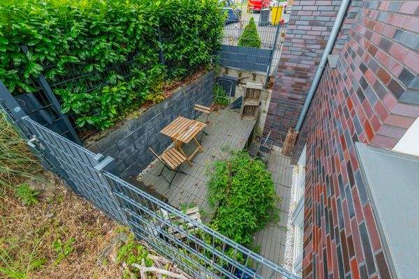 Terrassen Blick von oben