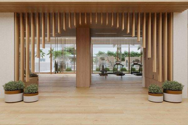 fitness studio entrance