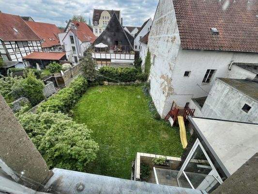 Blick in den rückwärtigen Garten