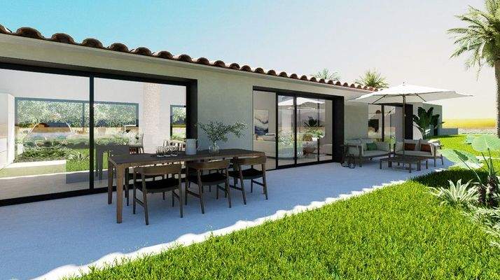 Grundstück zum Verkauf mit Projekt für exklusive Finca in Llucmajor, Mallorca