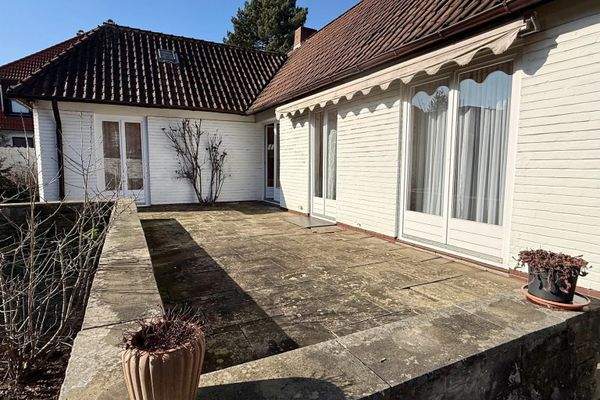 Blick auf die Terrasse.