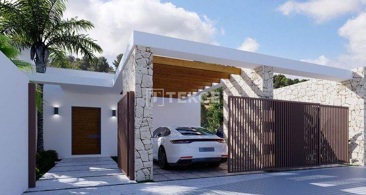 Finestrat Villas in Secure Estate Between Mountain and Sea