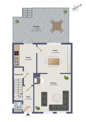 Grundriss Erdgeschoss