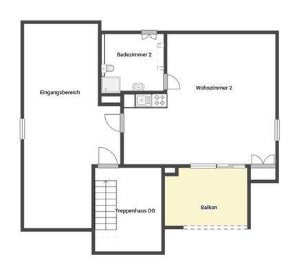 Grundriss Skizze 2.OG