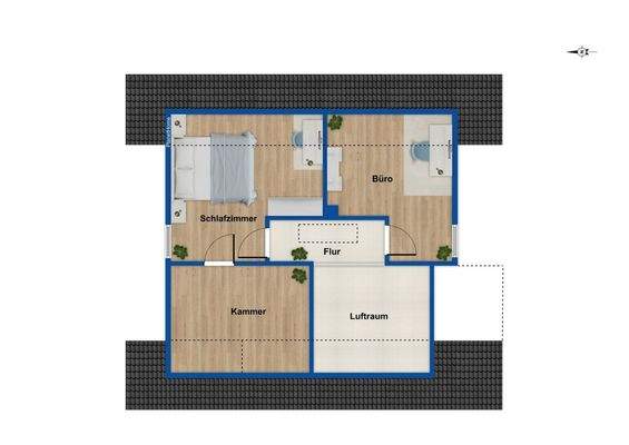 Grundriss Dachgeschoss