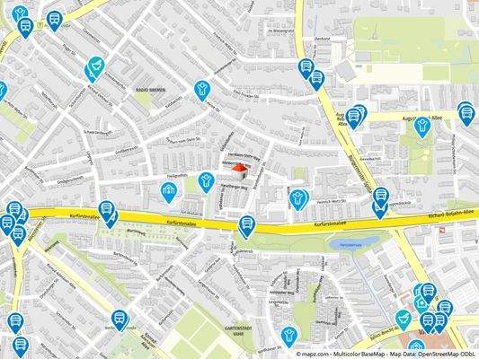 Geolyzer Kartenausschnitt