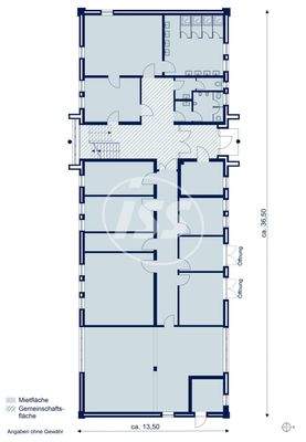 Büro Grundriss Erdgeschoss