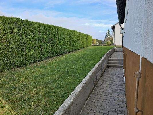 Nordseite Gartenansicht