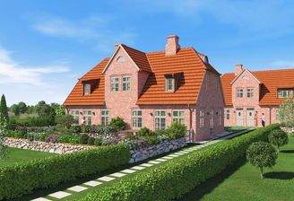 Visu Doppelhaus Südseite