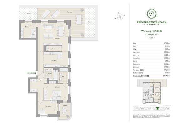 Grundriss Haus 7 - H07.03.02