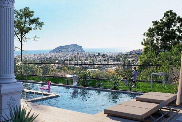 Sea View Villas with Smart Homes Technology in Alanya
