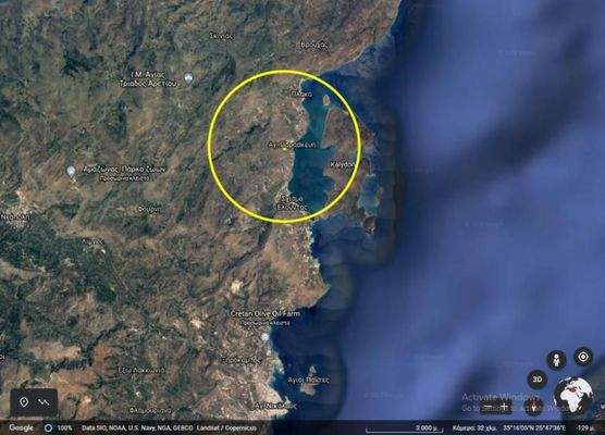 Kreta, Elounda: Bauland mit Meerblick zu verkaufen