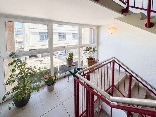 gepflegtes Treppenhaus