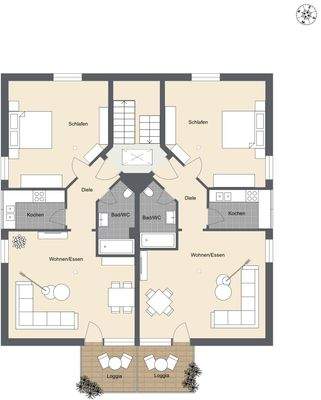 Grundriss Dachgeschoss