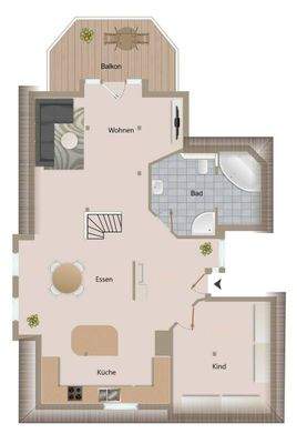 Grundriss Dachgeschoss 