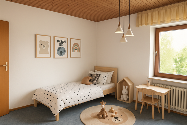 Kinderzimmer EG - virtually staged